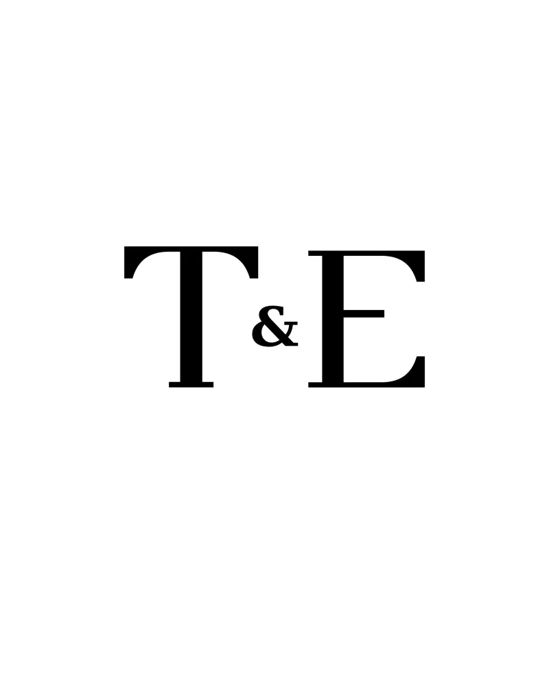 Lettera T & E design | Regalo moderno per le coppie carta hahnemühle da StrindesignStudio