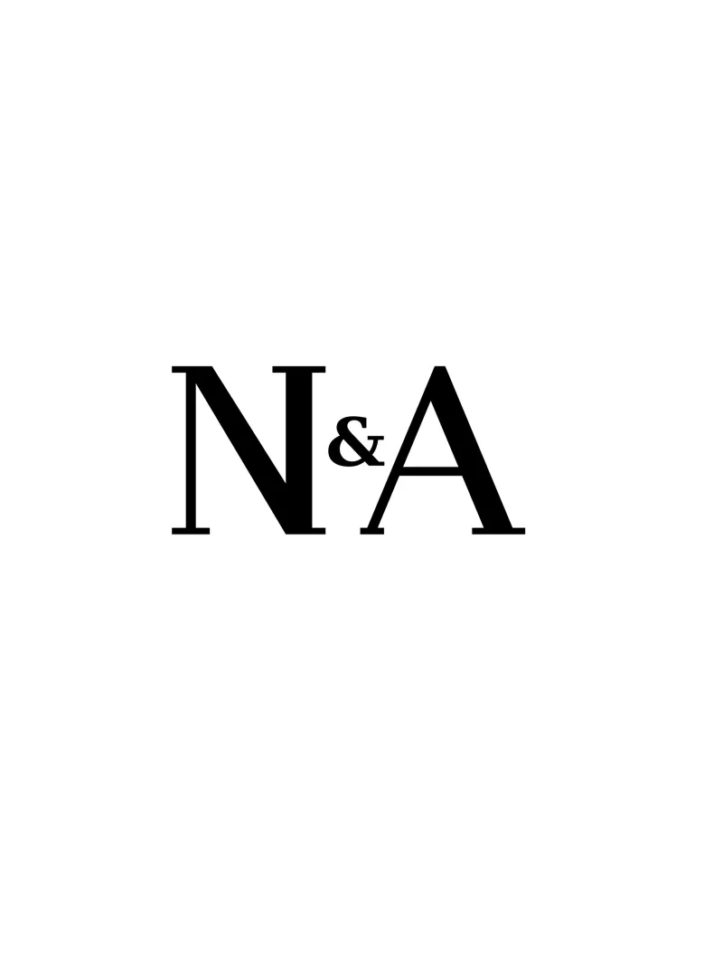 N & A letter design | Modern gift for couples poster with aluminum frame by StrindesignStudio