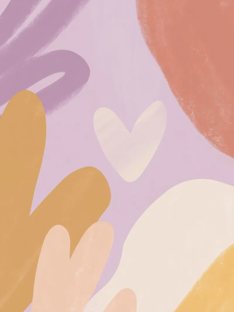 Delicate fields with a heart canvas by Carinaprint
