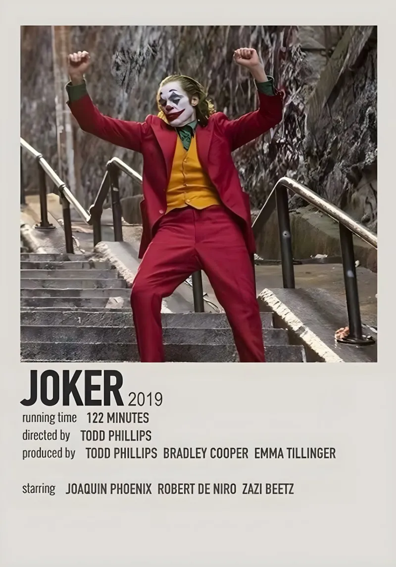 JOKER 2019 pellicola backlit da MVFminimalist