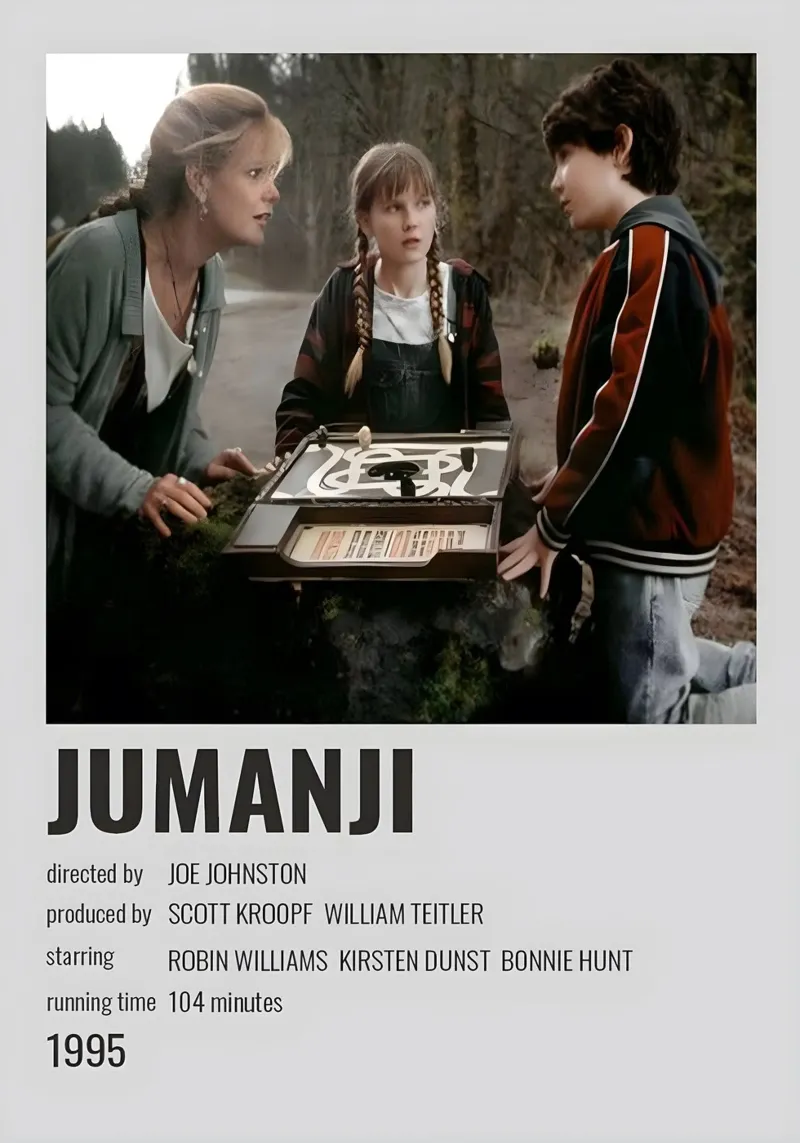 JUMANJI pellicola backlit da MVFminimalist