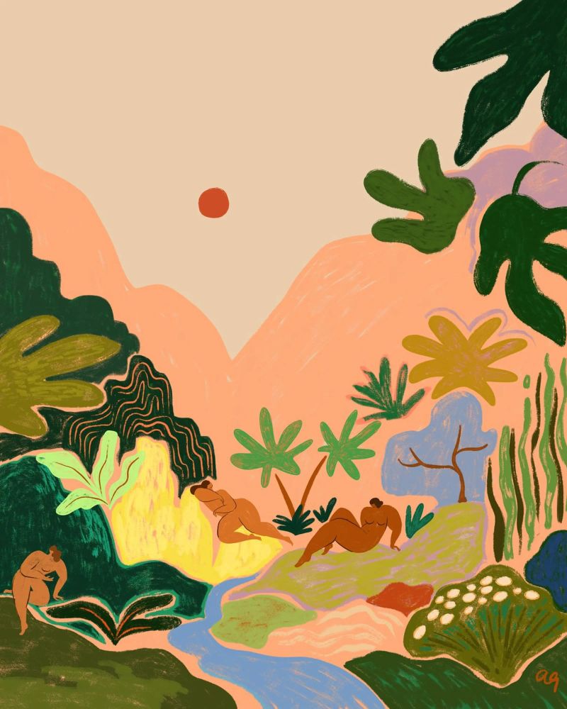 Lost Paradise Poster von Arty Guava