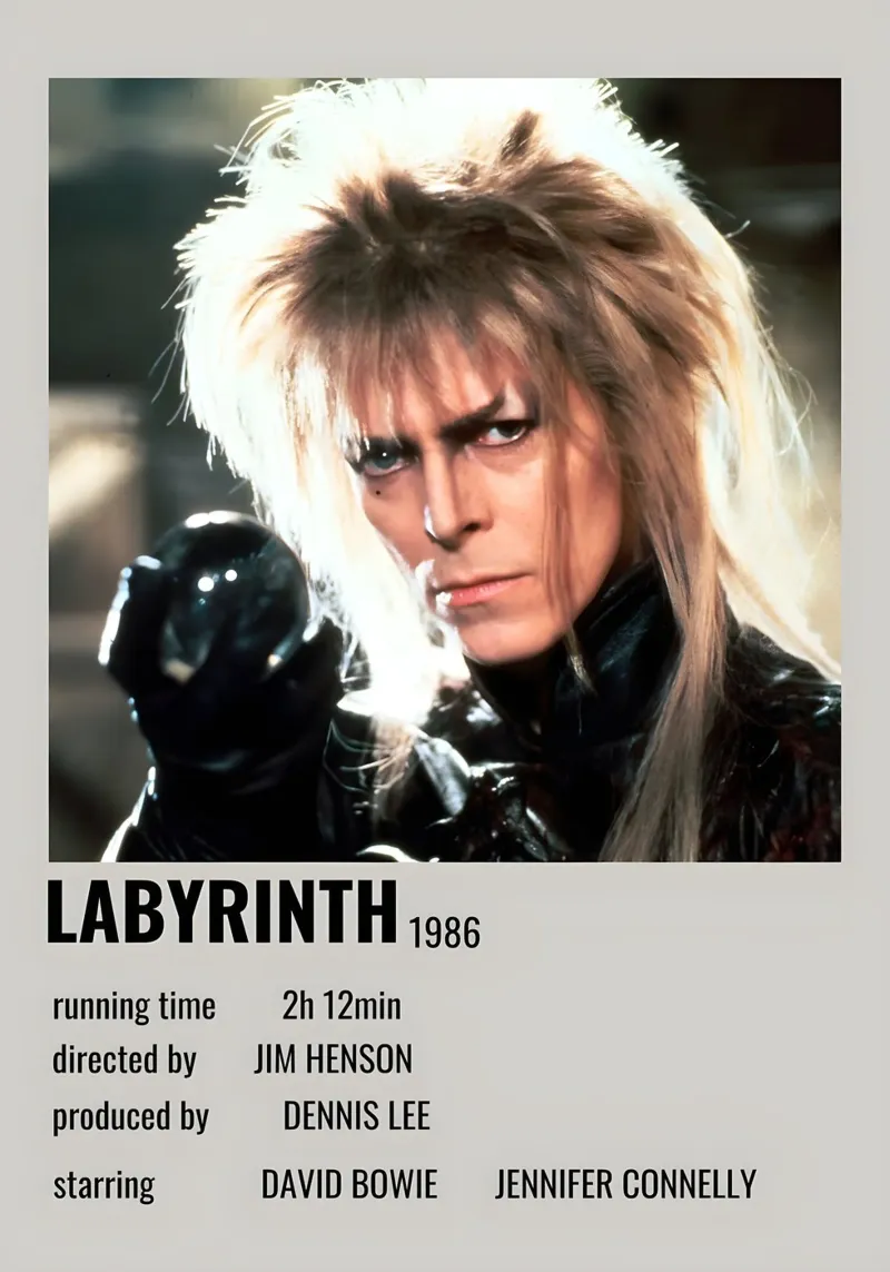LABYRINTH 1986 pellicola backlit da MVFminimalist