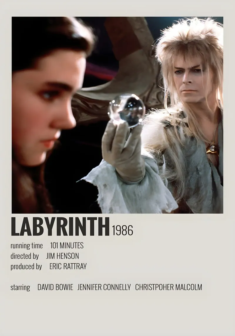 LABYRINTH 1986 pellicola backlit da MVFminimalist