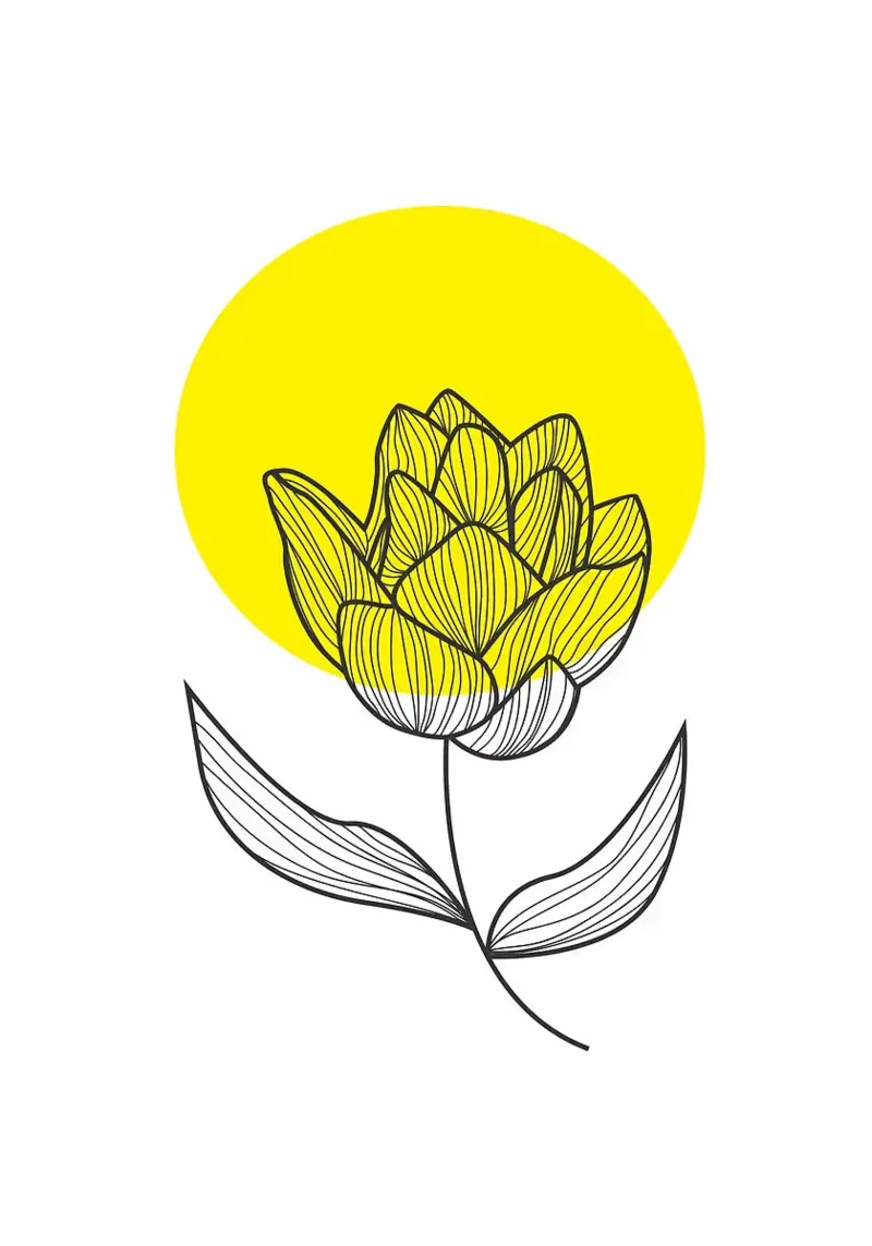 sole e fiore carta hahnemühle da FlowersShop