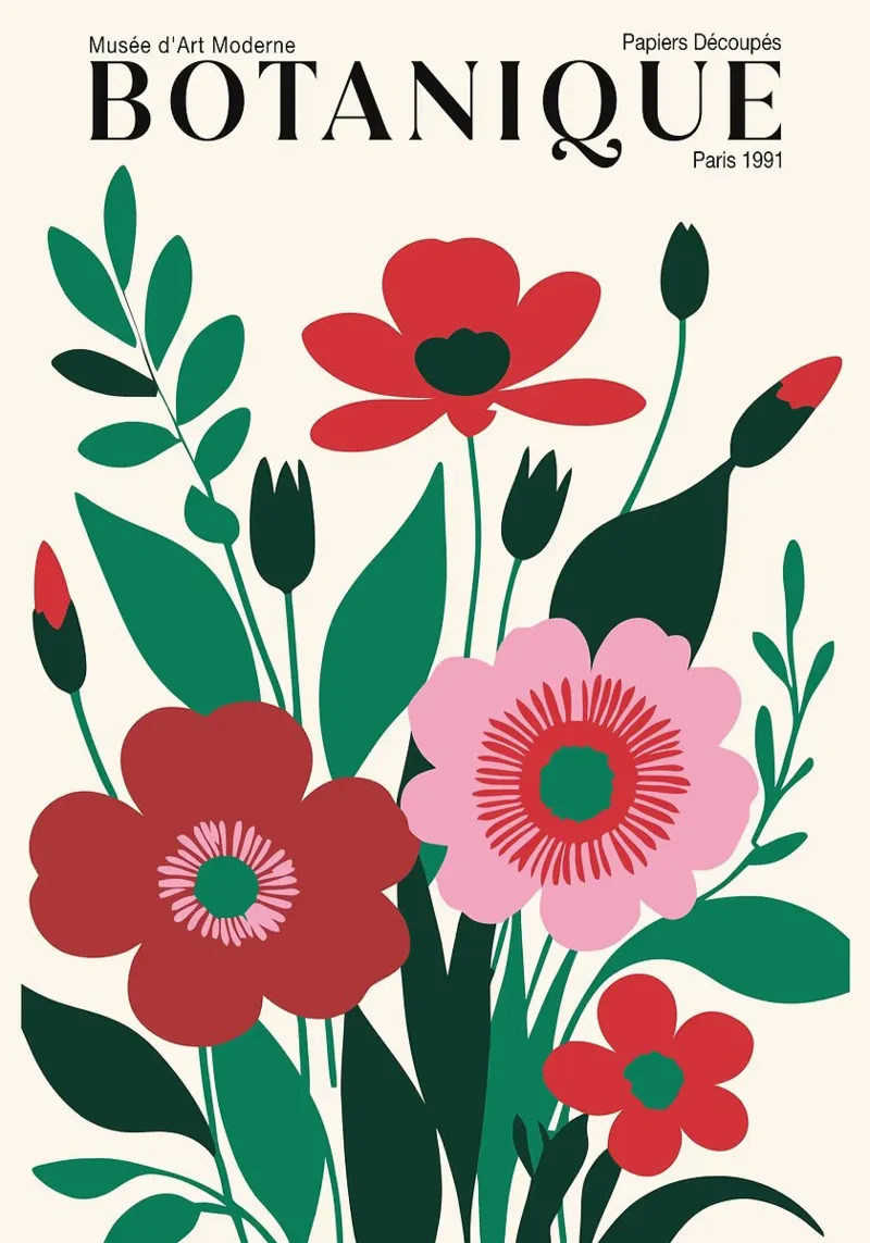 Arte botanica francese pellicola backlit da FlowersShop