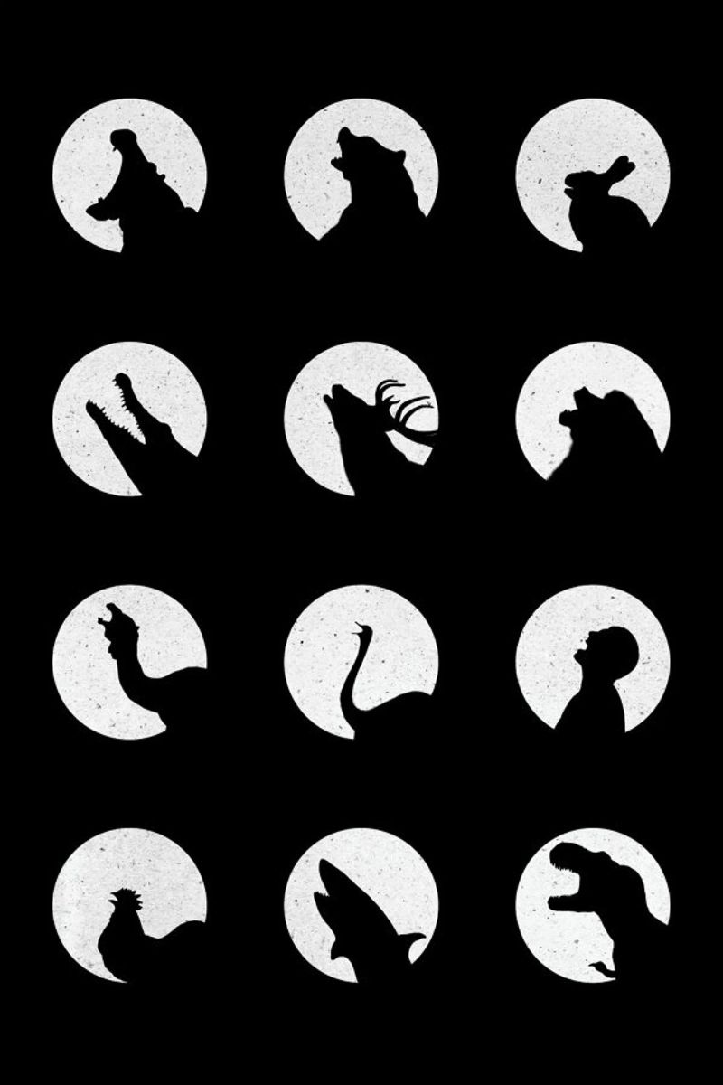 Wolf's Night Off Poster von Florent Bodart