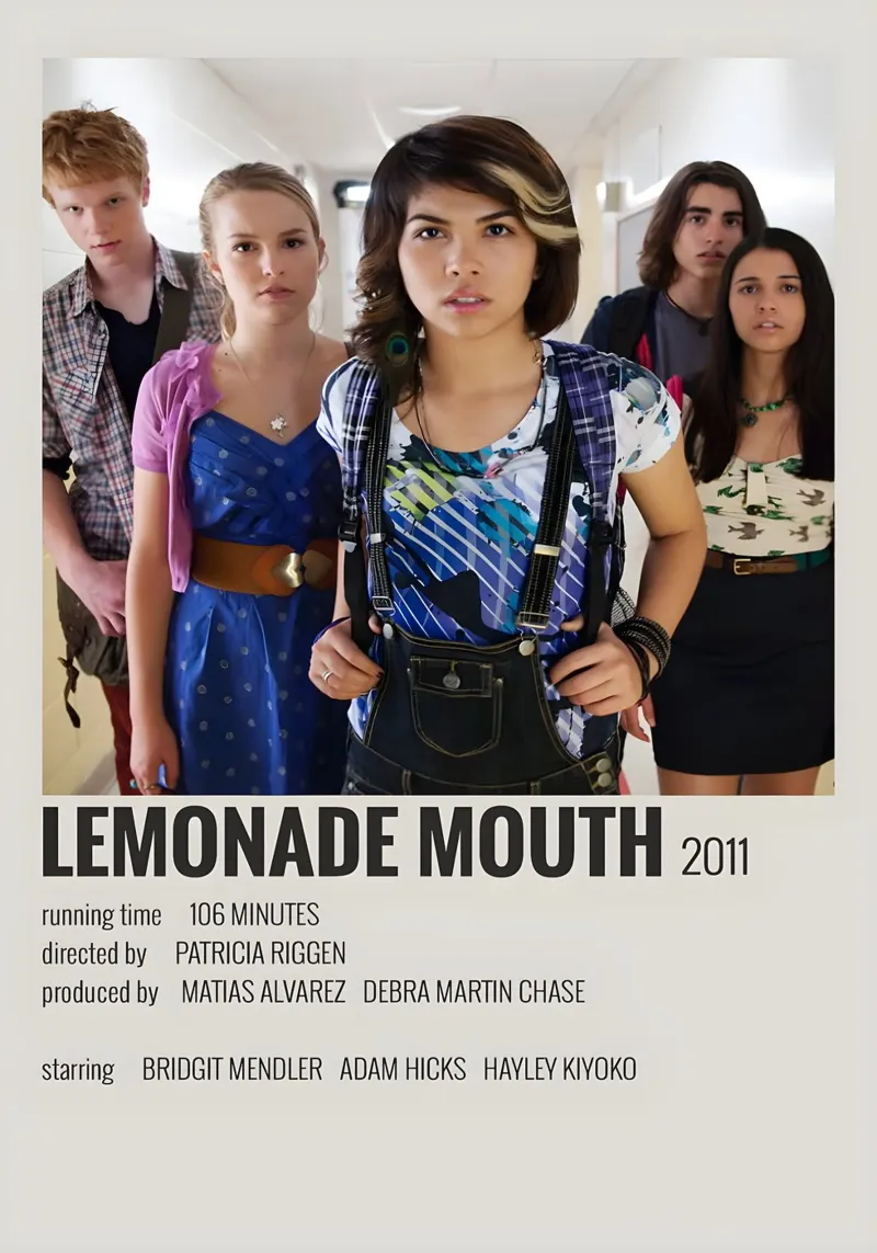 LEMONADE MOUTH 2011 pellicola backlit da MVFminimalist