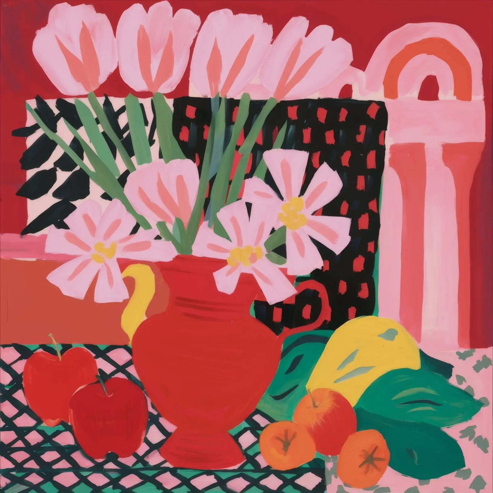 Tulip Archway Bloom alu-dibond by Fable Tempa