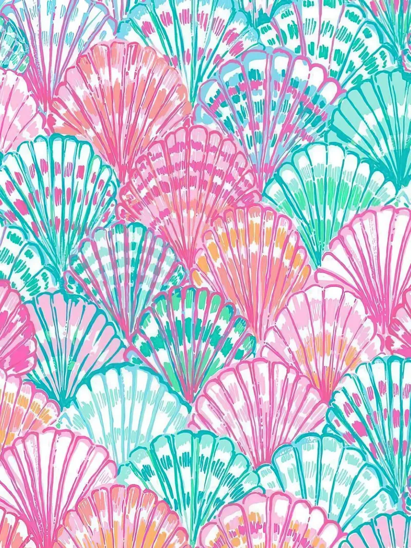 Conchiglie Lilly Pulitzer pellicola backlit da Queenshop