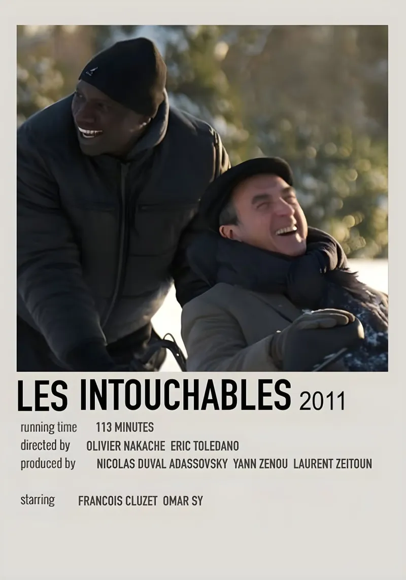 LES INTOUCHABLES 2011 pellicola backlit da MVFminimalist
