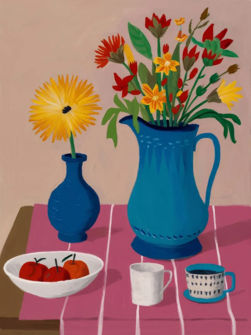 Azure Pitcher Simplicity canvas by Fable Tempa