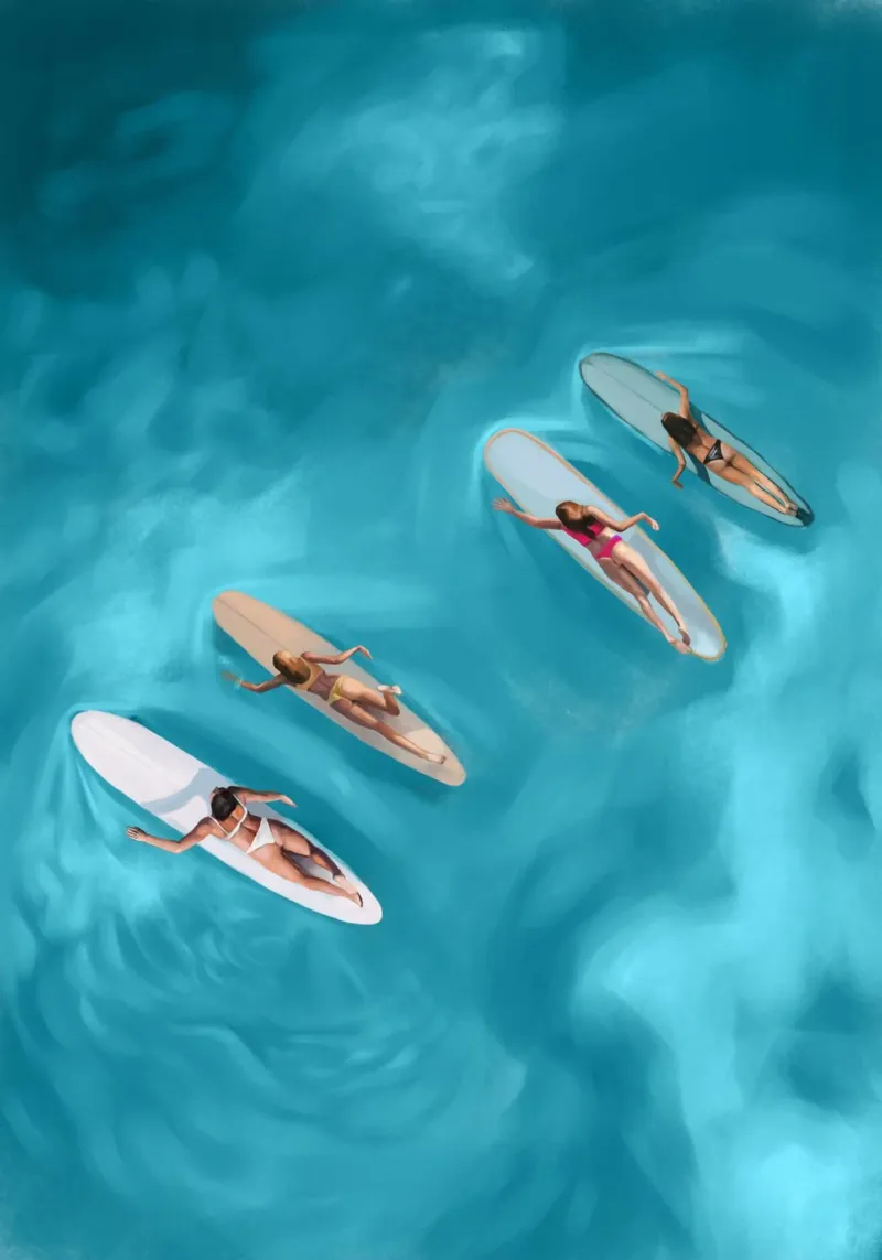 Ocean Serenity acrylic glass by Verse
