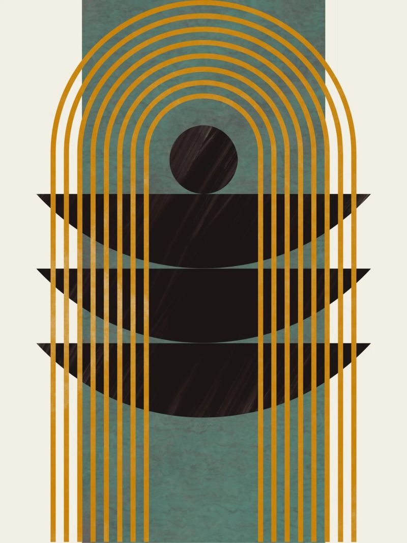 Bronze du milieu du siècle 10 poster de Little Dean