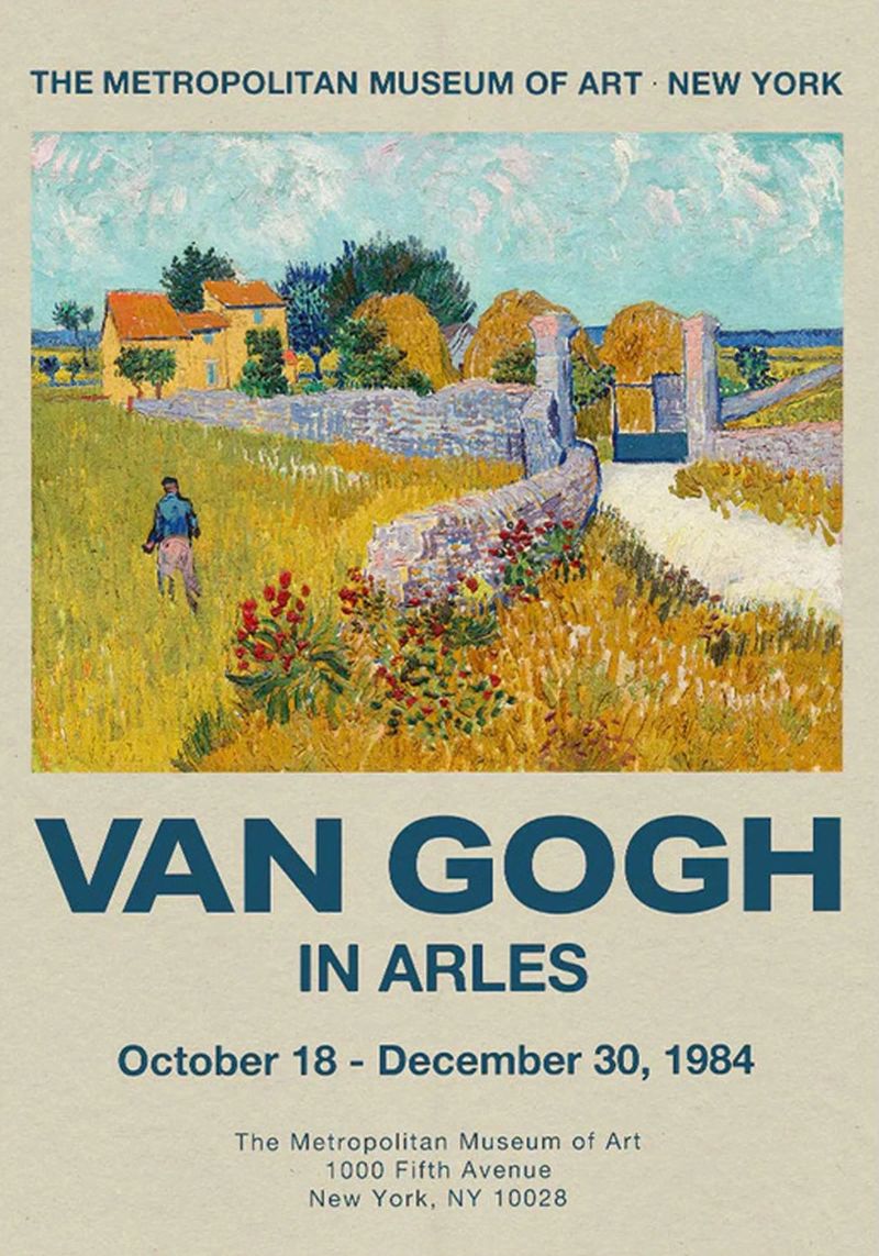 Vincent van Gogh - Bauernhaus in der Provence Poster von ashcraft shop