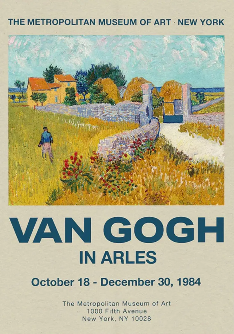 Vincent van Gogh - Granja en Provenza metacrilato de ashcraft shop