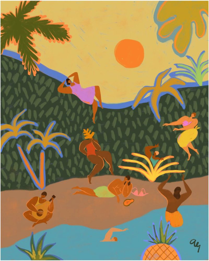 Summer Paradise Poster von Arty Guava