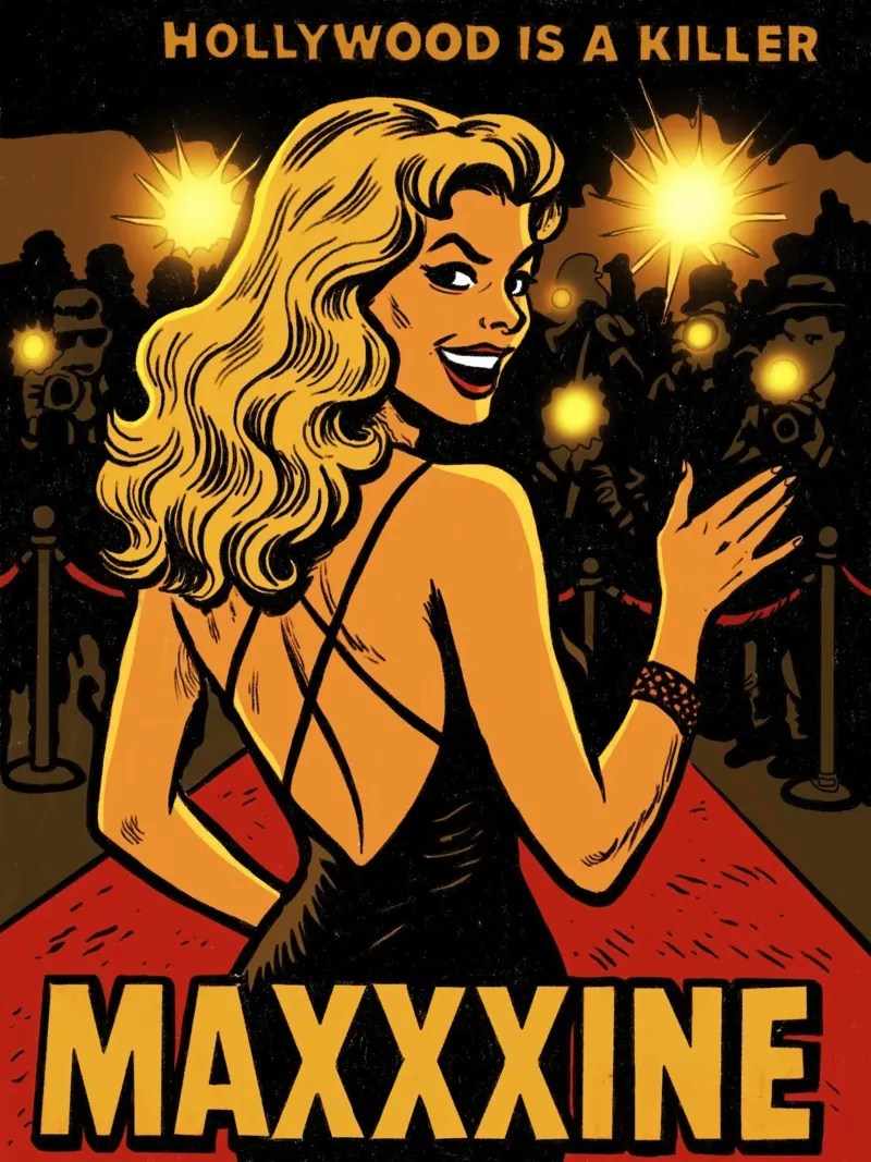 MaXXXine Inspired Please Please Please poster da lucasmeier