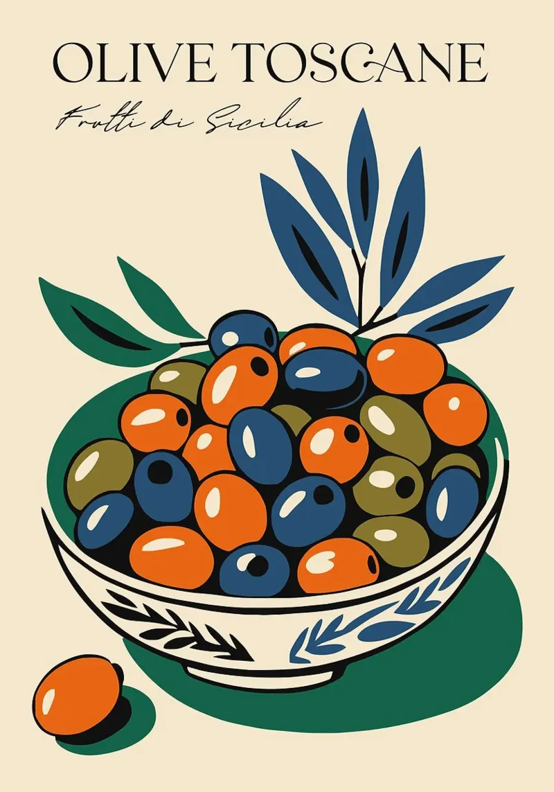 Frutti di Sicilia poster da Patrick J Curtis