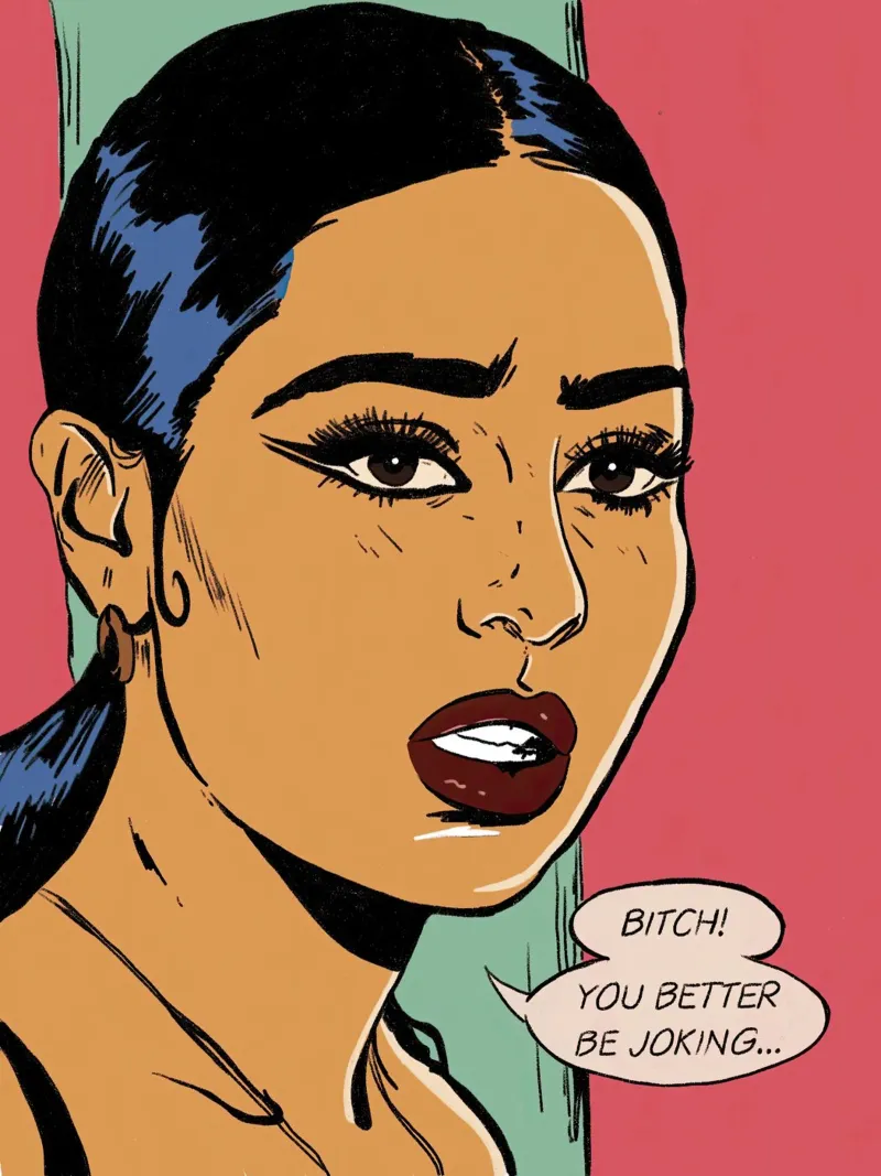 Bitch, You Better Be Joking poster by lucasmeier