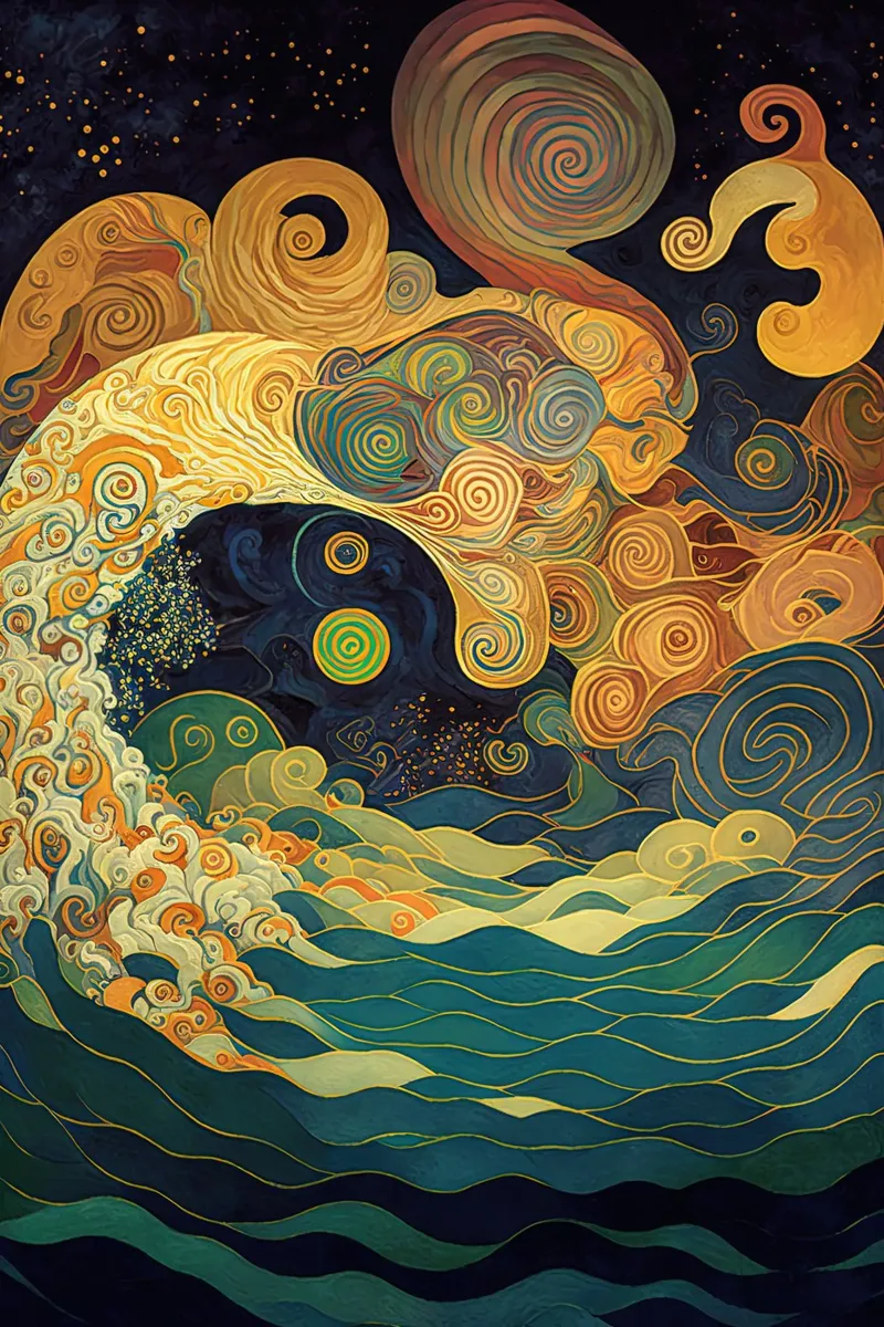 Arte da parete di Imagine poster con telaio in legno da Imagine