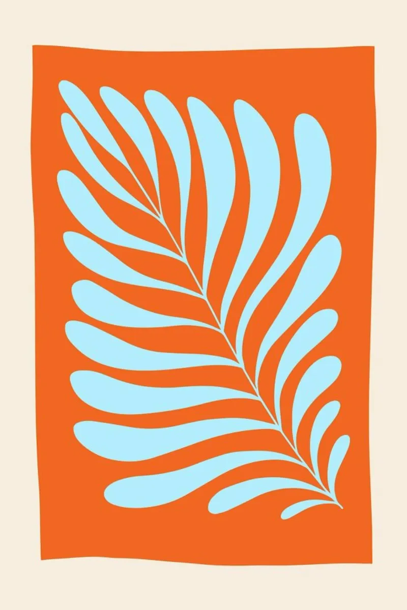 Fern in Orange pellicola backlit da Pure