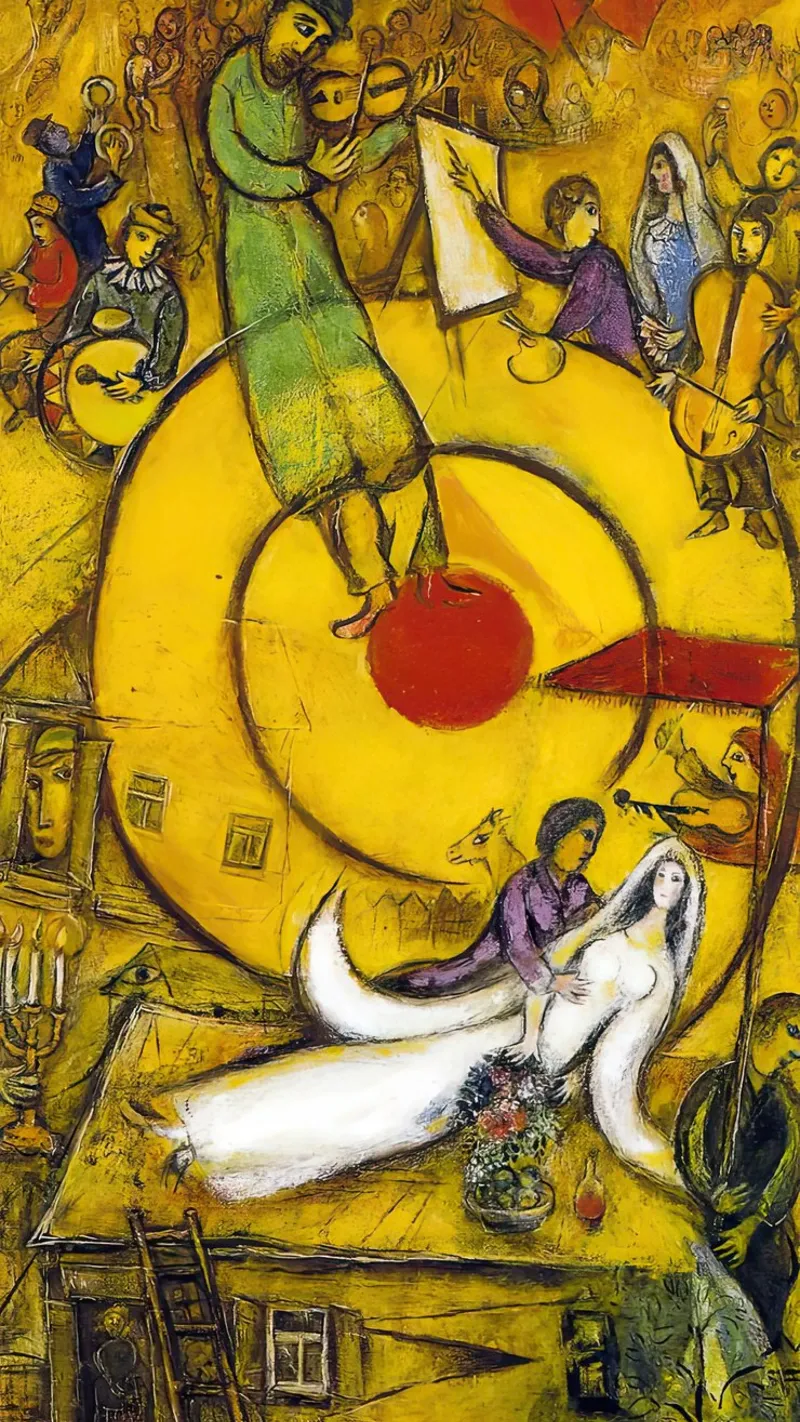 Liberazione - MArc Chagall pellicola backlit da MC Exhebition