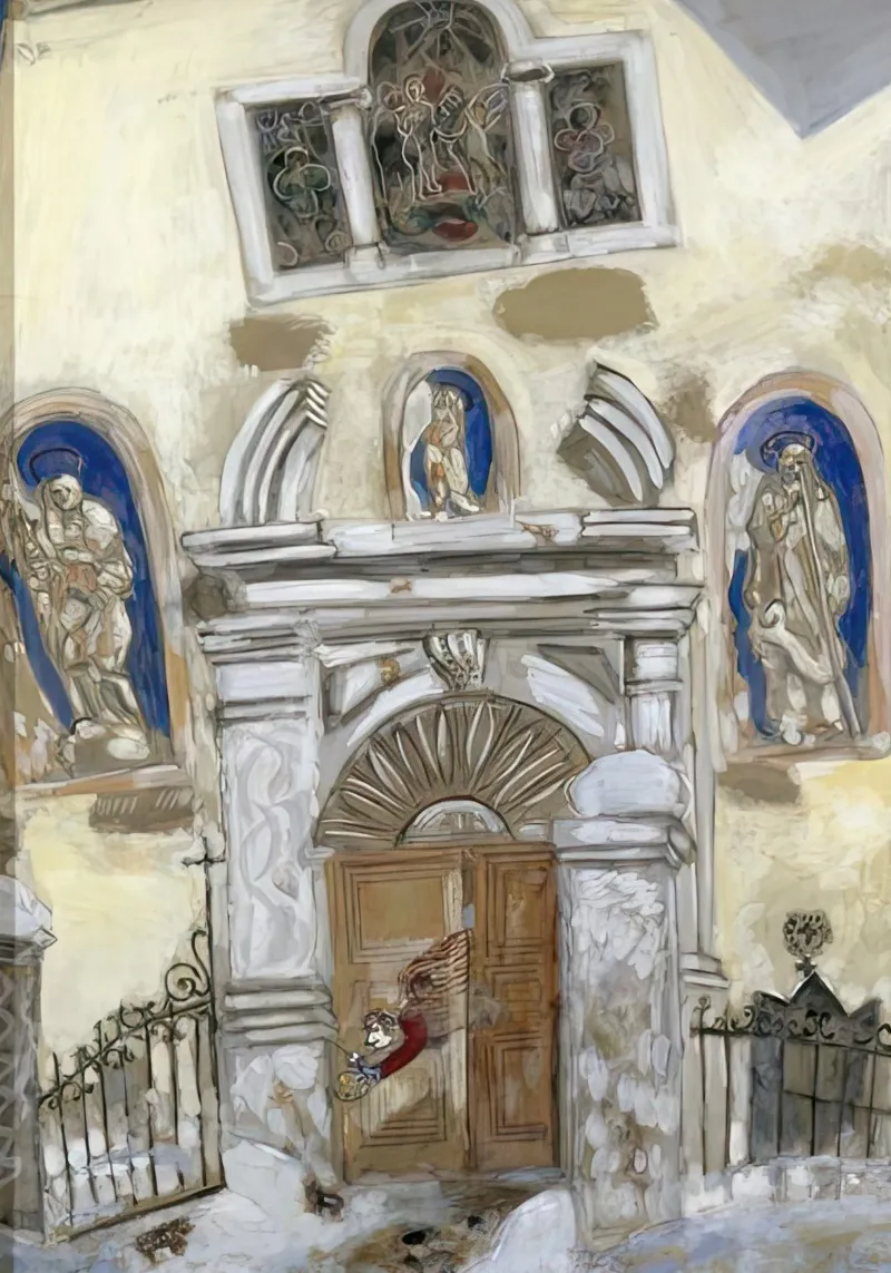 MArc Chagall Un angelo pittore poster da MC Exhebition