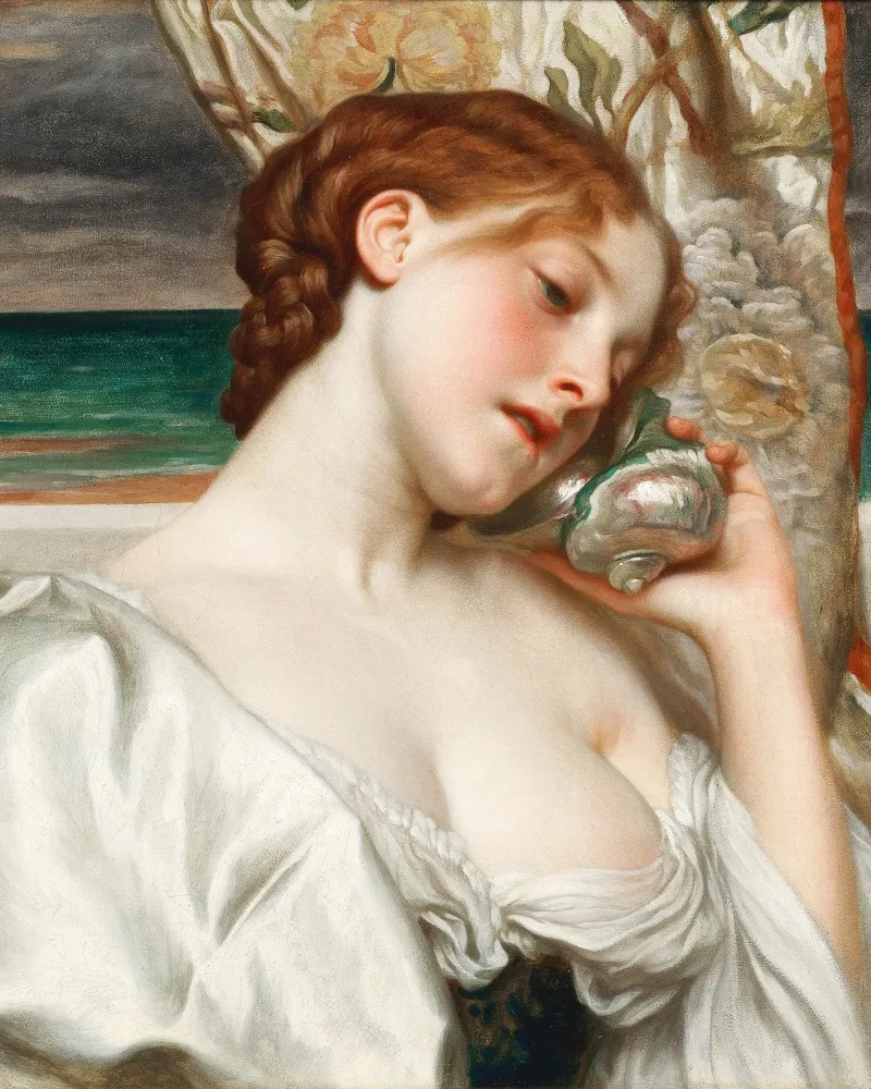 Echi di mare di Frederic Leighton pellicola backlit da Venus Art