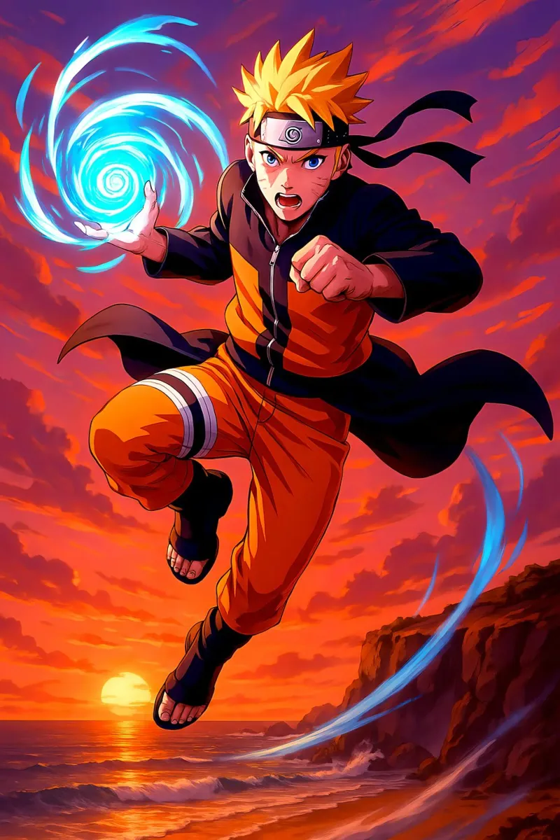 Naruto Uzumaki pellicola backlit da Indah Creative