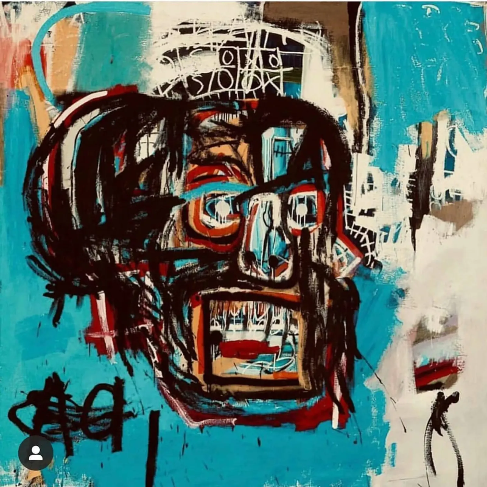 Untitled, 1982 Michel canvas by Mr.George