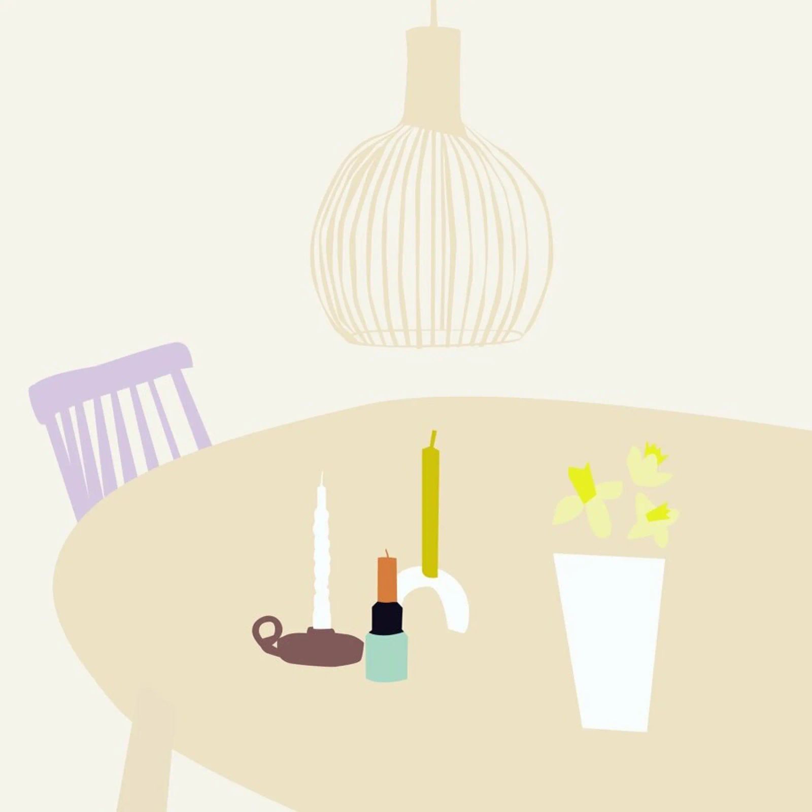 Nordic Living Poster von Helena Ravenne