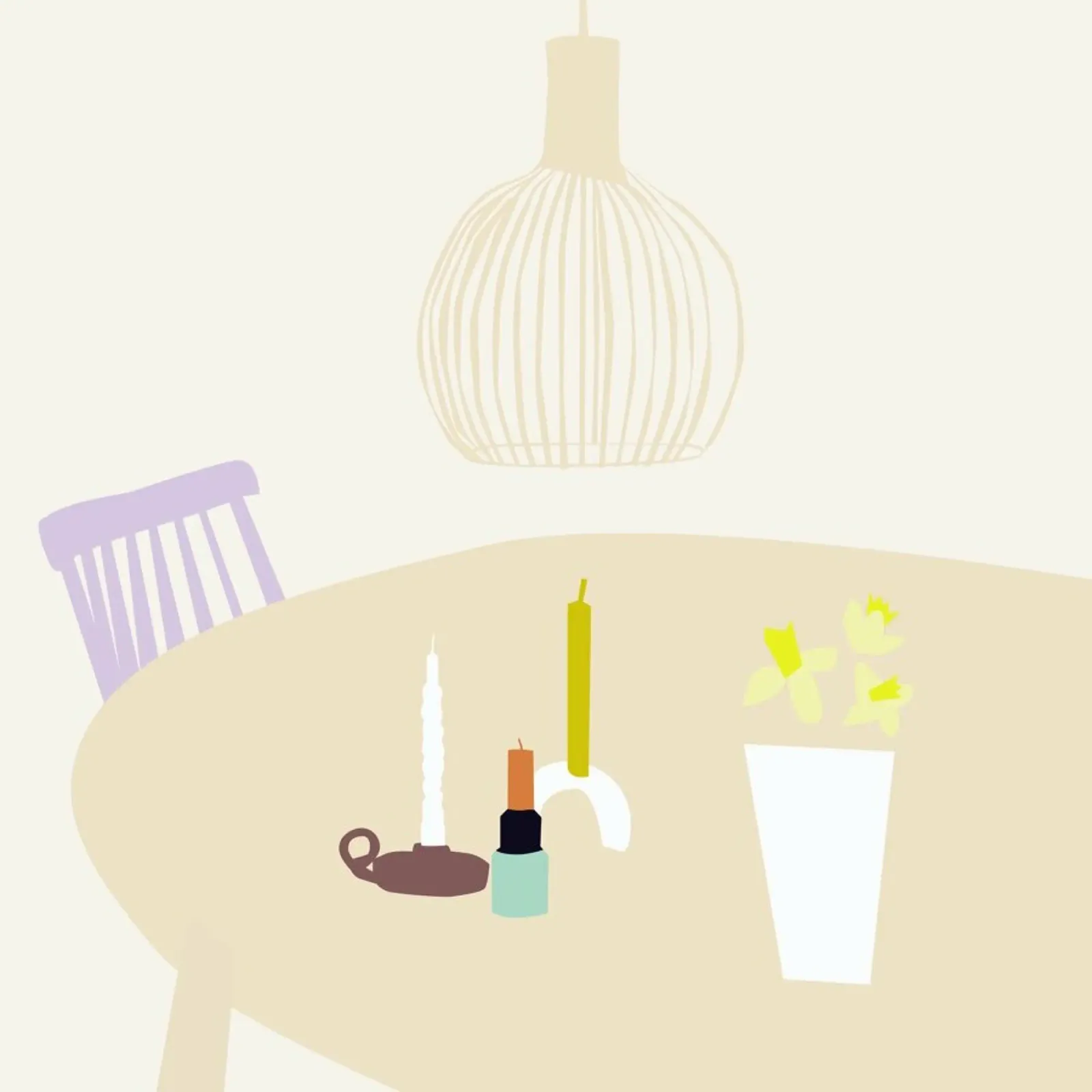 Nordic Living tela da Helena Ravenne