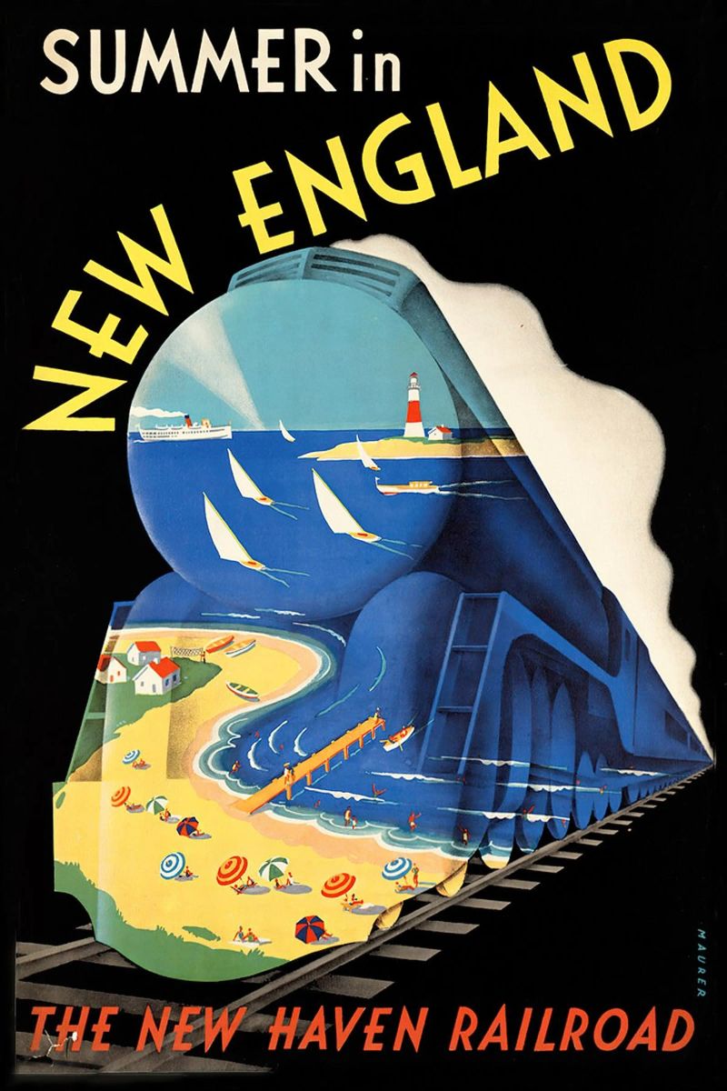 l'été en nouvelle-angleterre poster de Christineshop