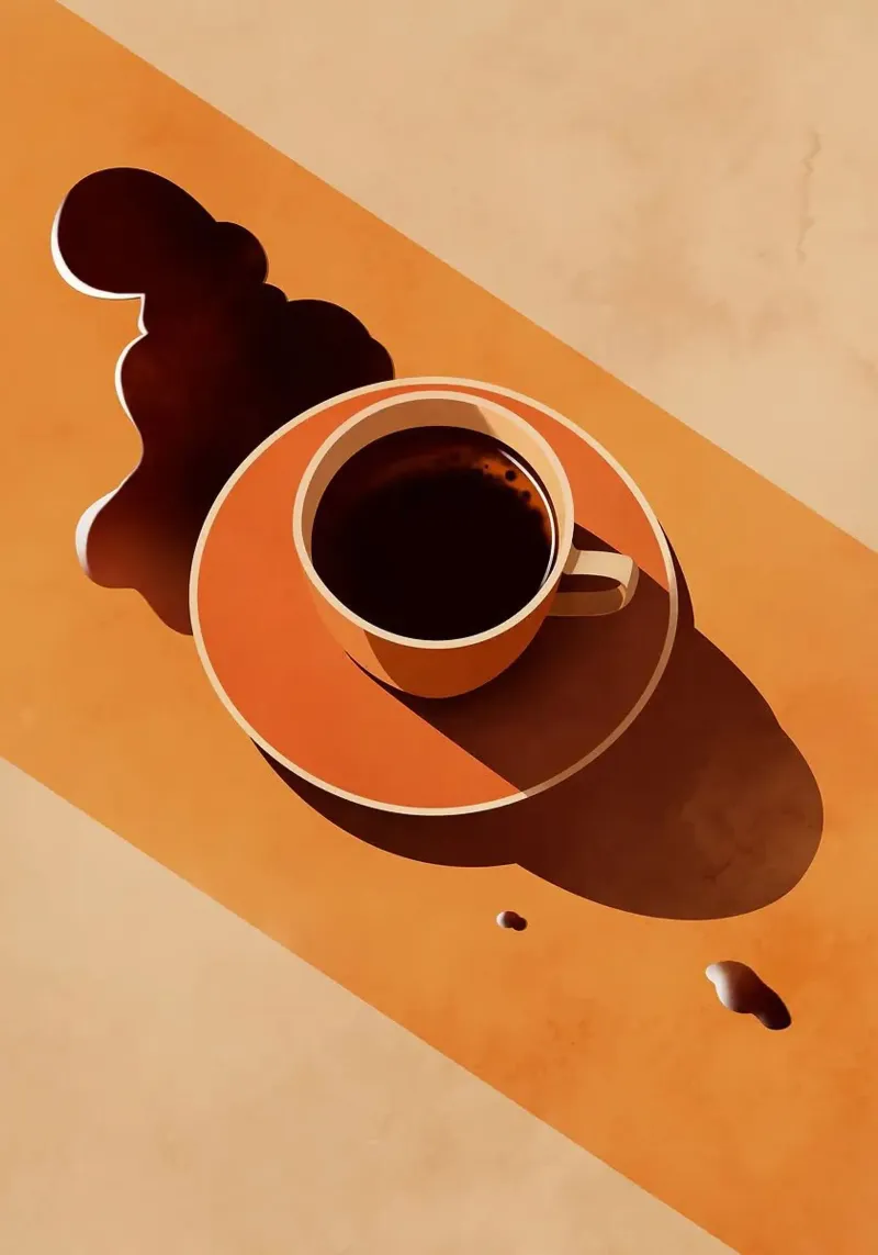 tazza da caffè pellicola backlit da Jonathan R NASH