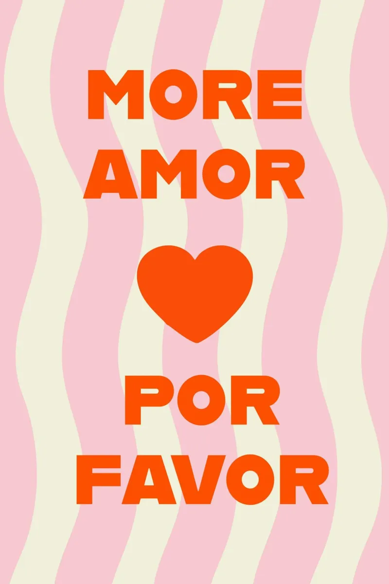MORE AMOR POR FAVOR Acryl-Glas von STUDIO 4H37