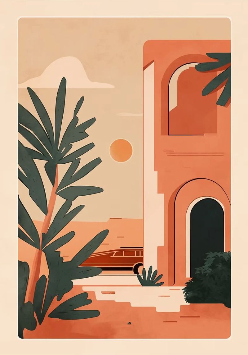 palmera poster de Jonathan R NASH