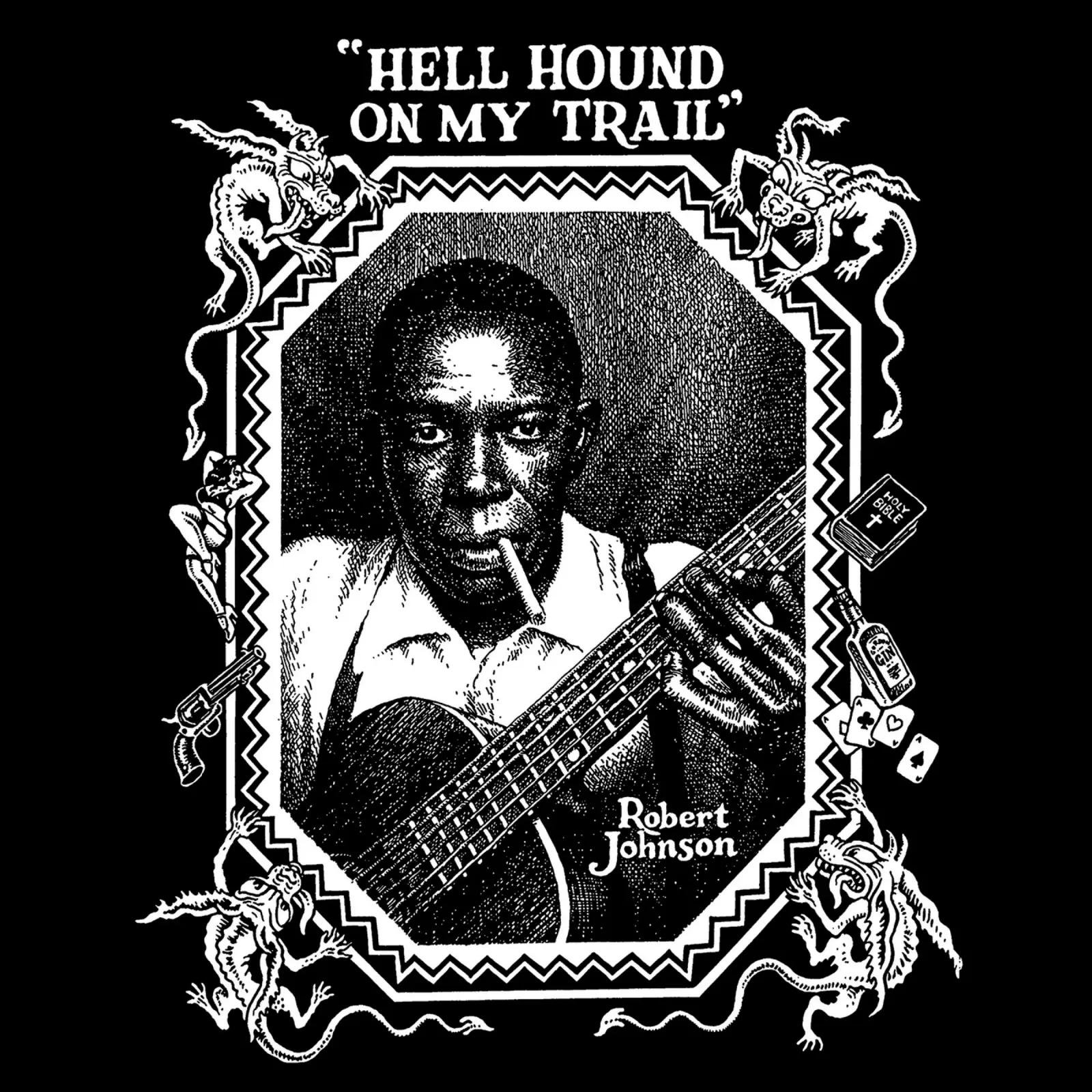 Robert Johnson Hell Hound On My Trail pellicola backlit da Gladysrg