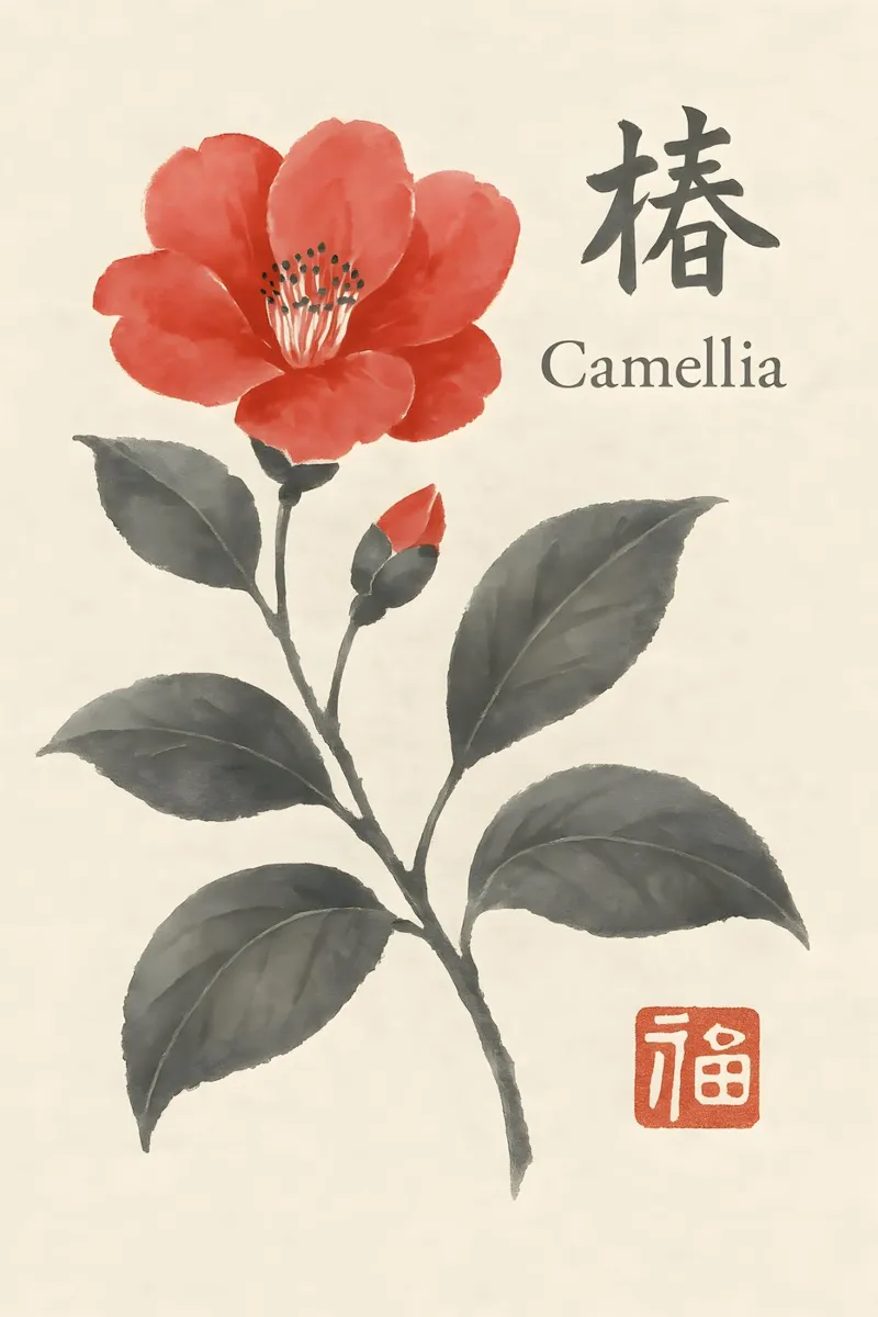 Chrysanthemum Harmony hahnemühle by Gei.Butsu
