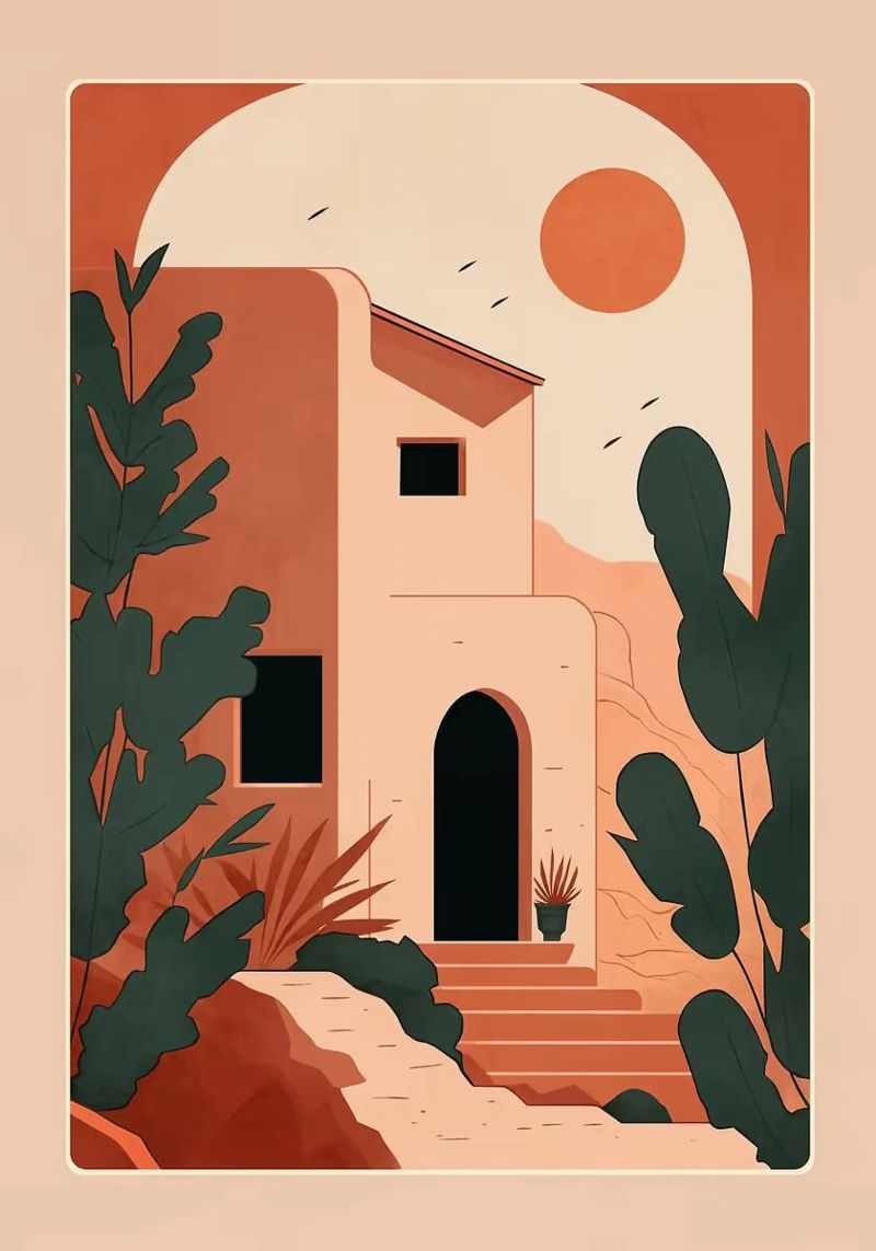 puerta de arco poster de Jonathan R NASH