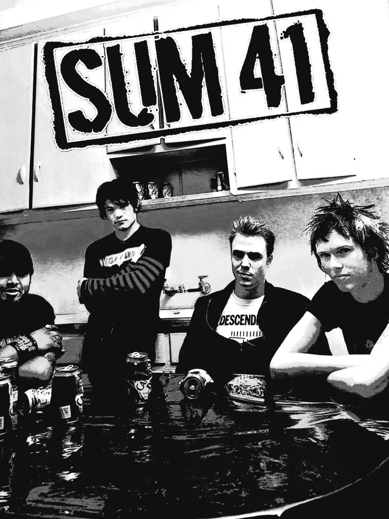 sun 41 band art pellicola backlit da vanhesling
