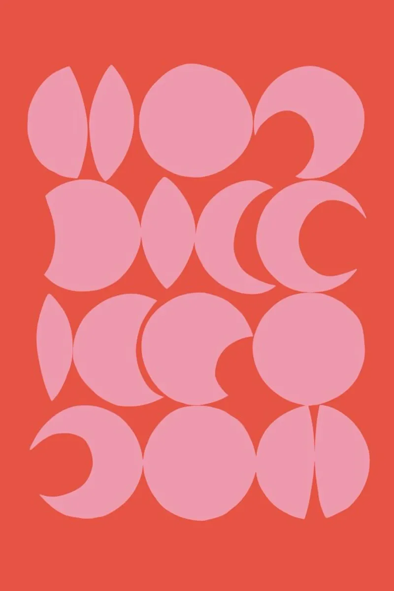 Retro Pattern acryl van Pure