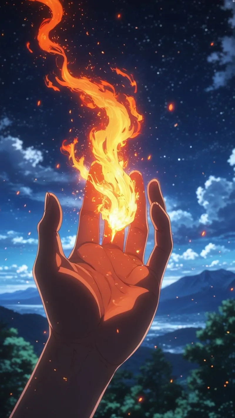 mano anime pellicola backlit da van hellen
