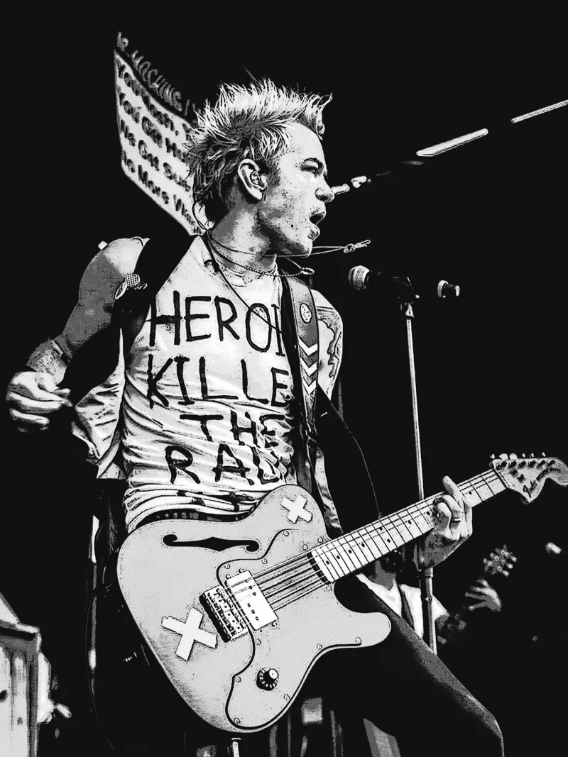 sum 41 band art pellicola backlit da vanhesling