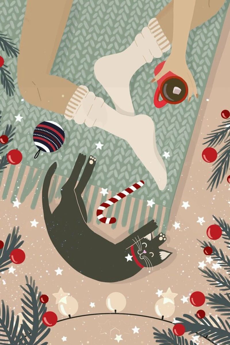 Christmas Relax Poster von cafelab
