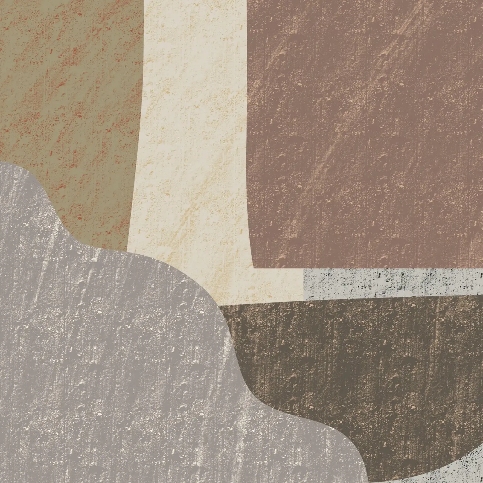 Textured large abstract 02 canvas by Little Dean
