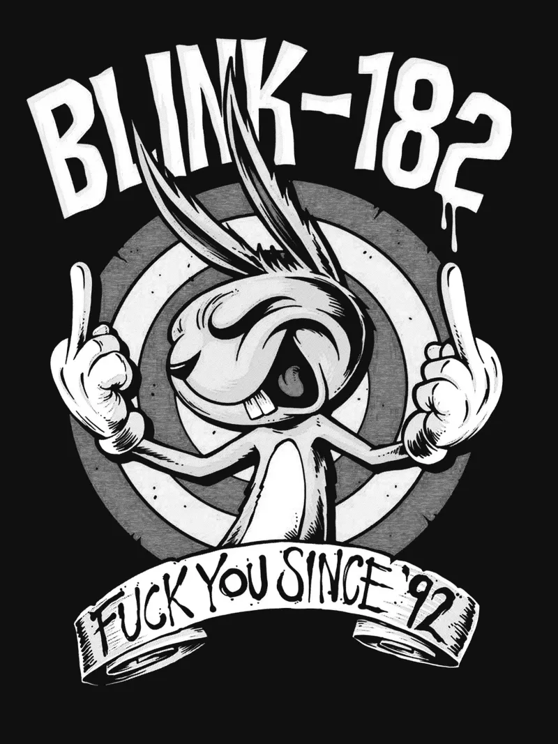 Art du groupe Blink-182 alu dibond de vanhesling