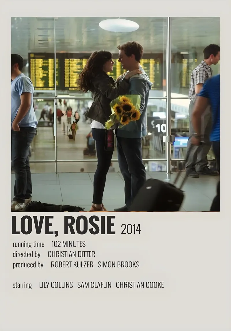LOVE ROSIE 2014 poster con telaio in plastica da MVFminimalist