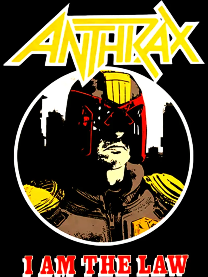 Vintage Circle Frame - Anthrax Band canvas with Floater frame by https://www.juniqe.com/uk/shop/Henndraws