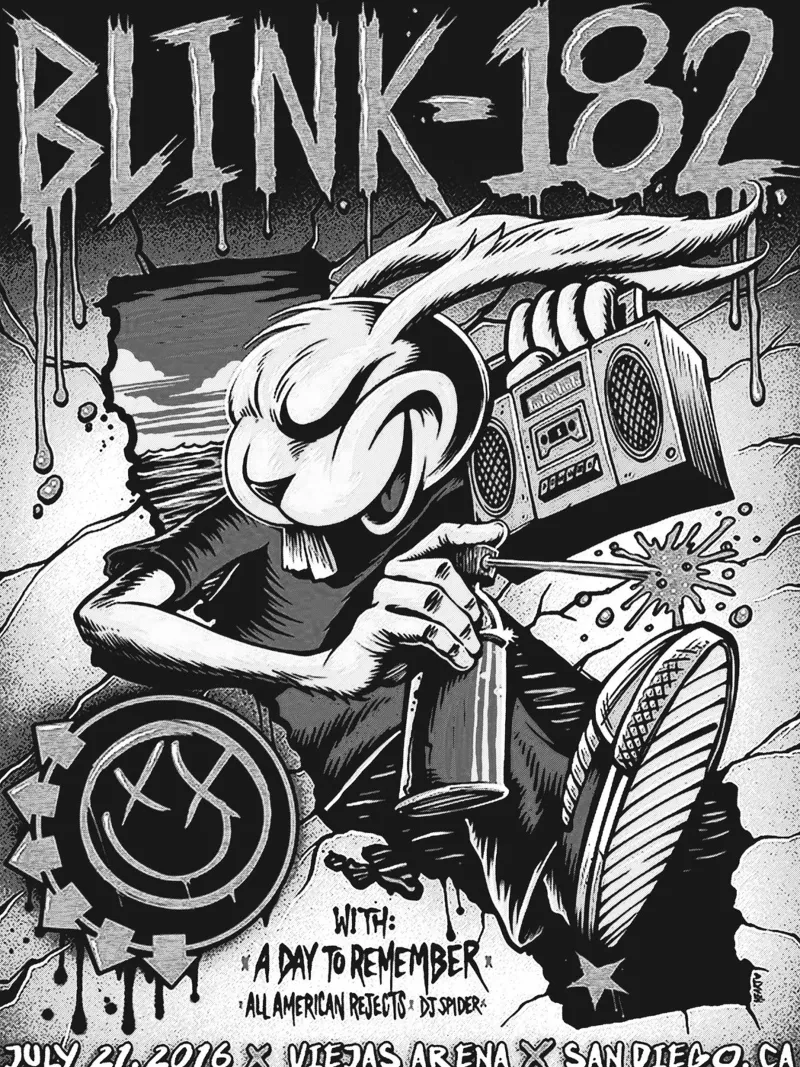 Art du groupe Blink-182 hahnemühle de vanhesling
